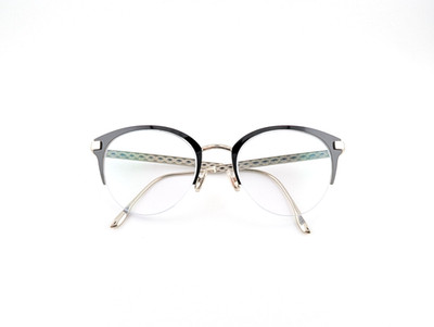 Jimmy Choo Eyeglasses Frames Only, JC215 807, 50-20-140, Black/Silver, Italy