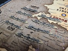 Axis and Allies Painted Pieces - ONE Destroyer Germany