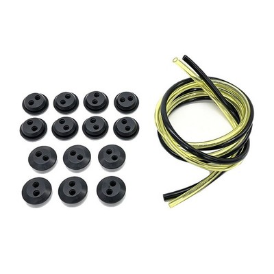 2m flexible Kraftstoffleitung und 10 Doppelloch-Tankt��llen f��r Power-Trimmer