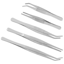 5 Pcs Stainless Steel Tweezers Garden Tool Gardening Accessory Set