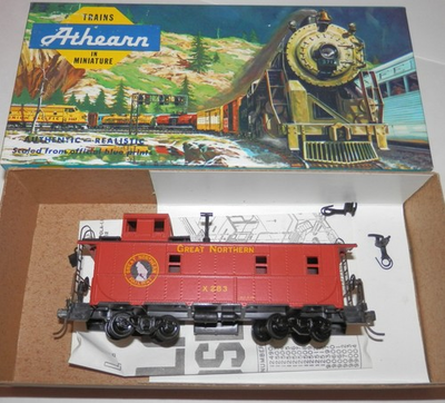 #ad #ad Athearn HO Scale Great Northern X283 Caboose #1260 with Kadees $18.99