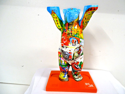 BBB Buddy Bear 22cm Berliner Bär Berlin Design BSR  Jubiläum ohne OVP - Set G18