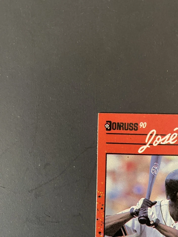 1990 Donruss - Jose Uribe #335 with errors - Image 3 of 4