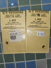 2PACK Model Kit Accessories Realistic Light Model Lenses L402 Clear Lens