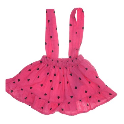 Çilek Bebe, Latzrock, Größe: 80, Pink/Schwarz, Gepunktet, Cord, Mädchen #RiV
