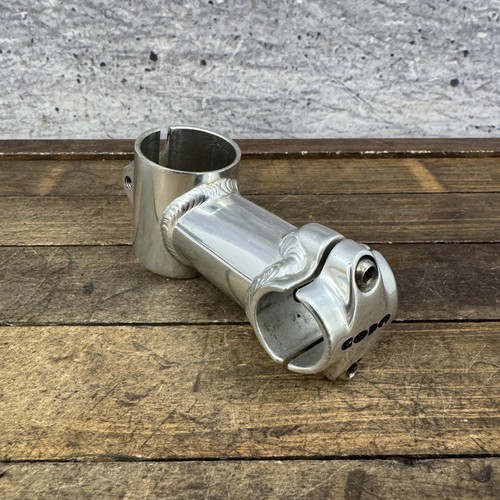 Vintage CODA Bike Stem 1.5 Clamp Threadless 90mm Oversize Silver Alloy Headshok