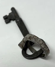 Capewell Horse Nail Bent On Vintage Key Primitive Equestrian Steampunk Unique