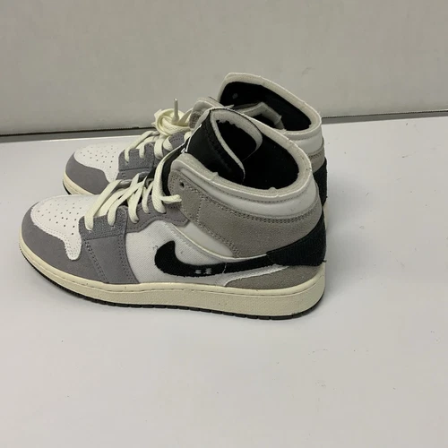 Air Jordan 1 Mid SE Craft GS Inside Out grigio cemento FD9091 002 taglia 5 GS bambini
