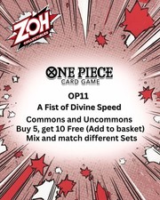 ONE PIECE - OP11 A Fist of Divine Speed - C / UC / R / L EINZELKARTEN ENG - NM