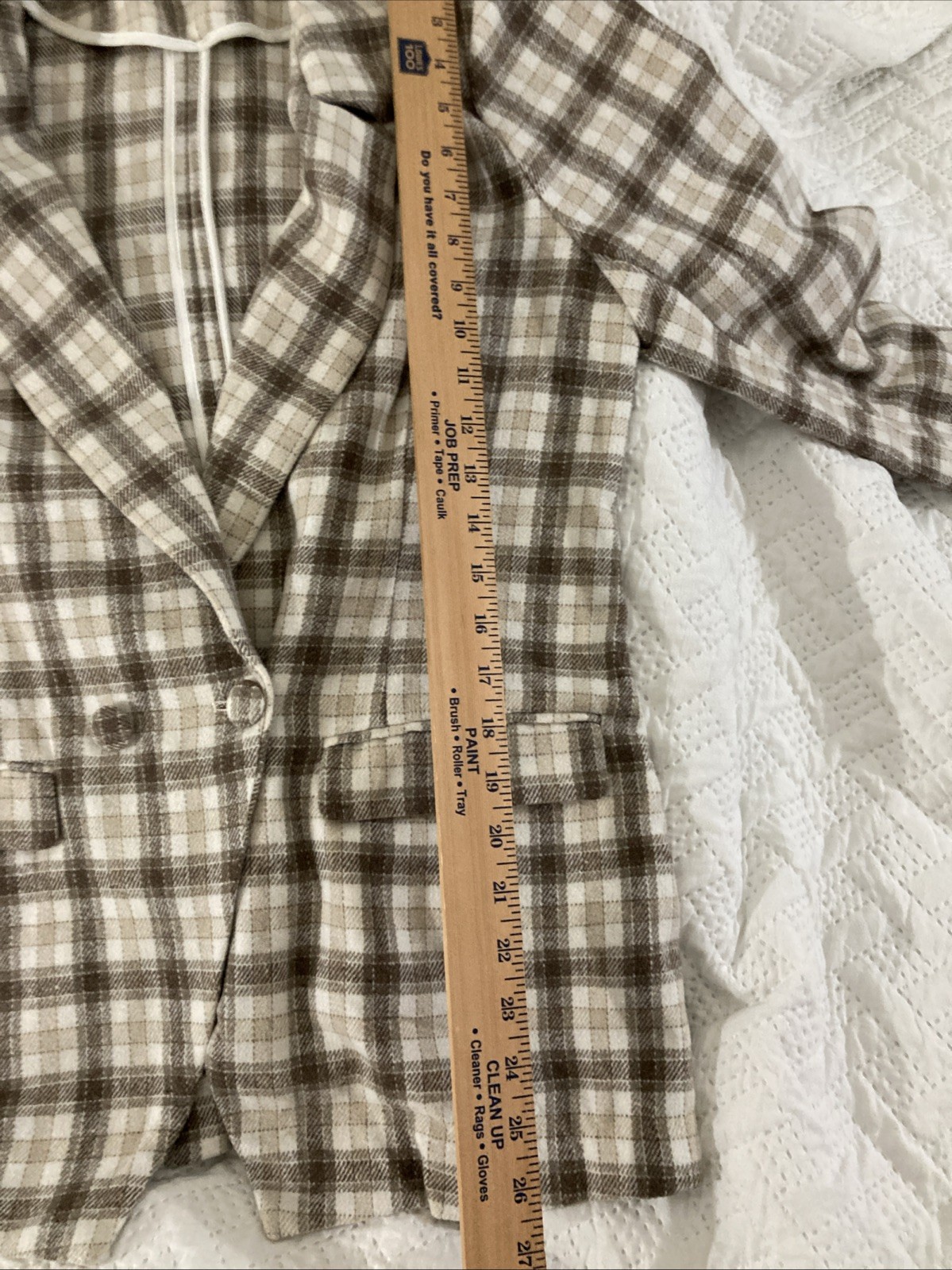 BCBGeneration Flannel Long Blazer Jacket Woman’s … - image 5