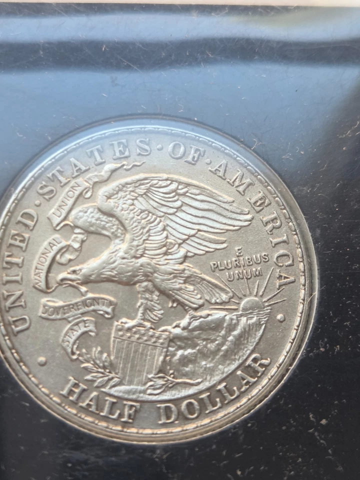 Fine 1918 Illinois Lincoln Centennial Silver Half Dollar Coin - Image 2 of 3