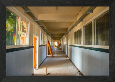 Klassenzimmer Flur Gerahmtes Wandbild Poster Leinwanddruck Bild
