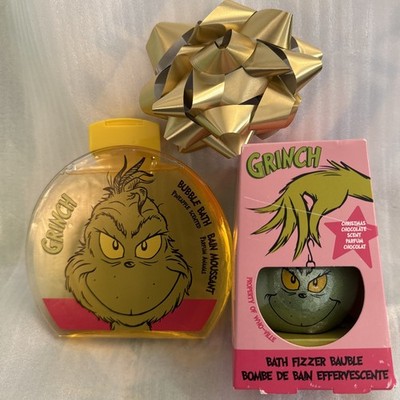 The Grinch Bubble Bath Pineapple Scent & Grinch Bath Bomb Fizzer Christmas Gift