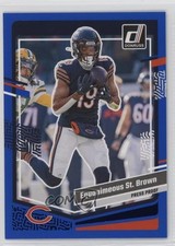 2023 Panini Donruss Press Proof Blue Equanimeous St Brown #53 14dq