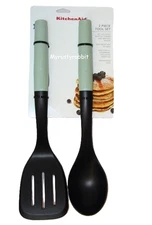 Kitchenaid Slotted Turner & Basting Spoon Set - Pistachio  HPIA - New