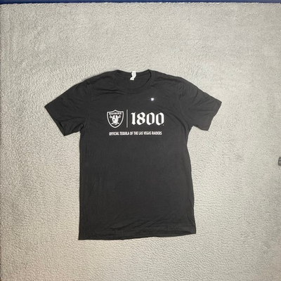 #ad Las Vegas Raiders NFL Black 1800 Short Sleeve Shirt Mens M $19.99