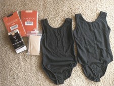 Kids Girls Dancewear Size 10/12 Leotards with Tights