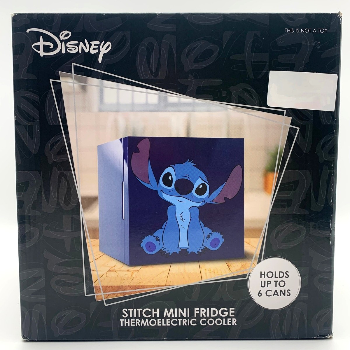 Disney Stitch Mini Fridge Thermoelectric Cooler 4L Holds Up To 6