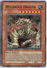 Yugioh - Megarock Dragon SD7-EN012 1st Edition - Structure Deck: Invincible Fort
