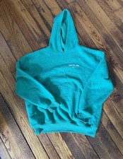 White Fox Hoodie, Green, Vol 3 Pullover, Size M/L