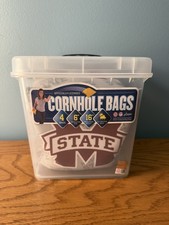 Mississippi State Cornhole Bags Set of 4 You The Fan NEW in Case