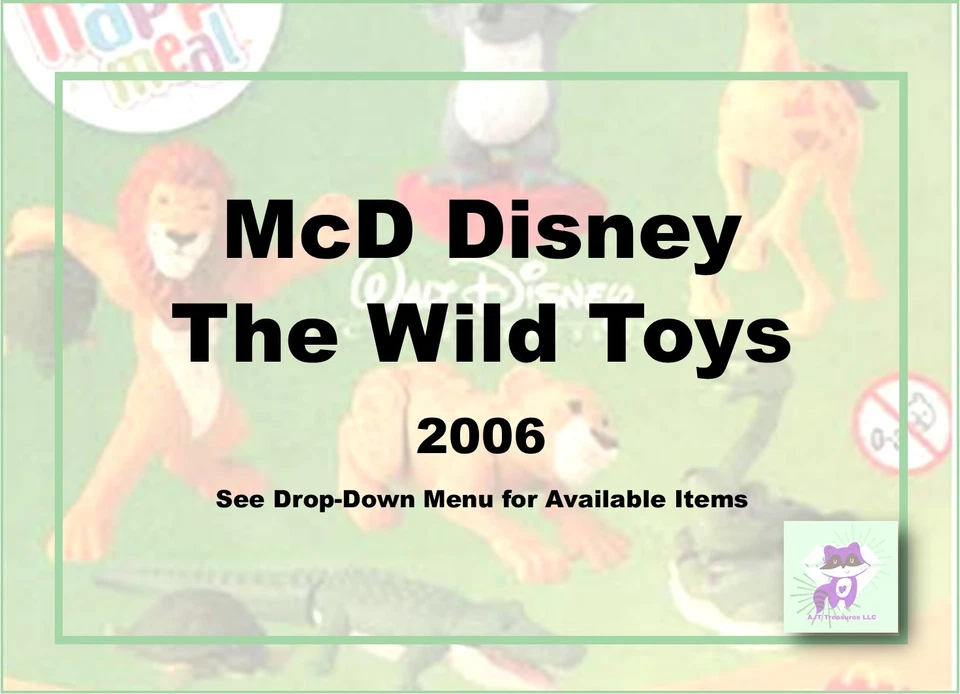 McDonald's 2006 Disney The Wild Animal Toys-Pick! - Image 1 of 1