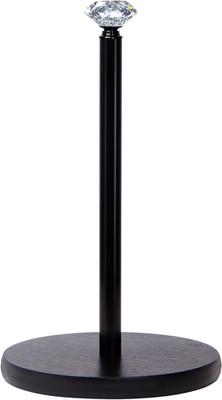 Paper Towel Holder Countertop, , Crystal Paper Towel Stand Holder, Black Solid W