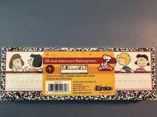 Peanuts Snoopy Self-Adhesive Nameplates-Packa...