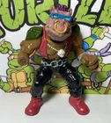 Bebop TMNT 1988 Soft Head Vintage Action Figure Missing Right Hand E2 039V