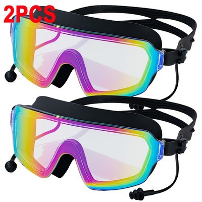 1/2 Pack Polarized Swimming Goggles Pool Swimming Goggles Anti-fog for Adult/Kid