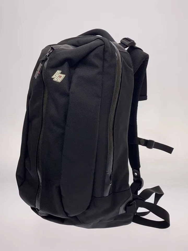 Mochila Lowrider negra, color liso, cremallera resistente al agua Foto 2 de 4