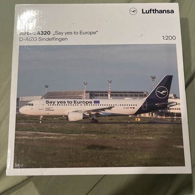 Lufthansa A320-200 Say Yes To Europe Herpa 1:200 D-AIZG Sindelfingen