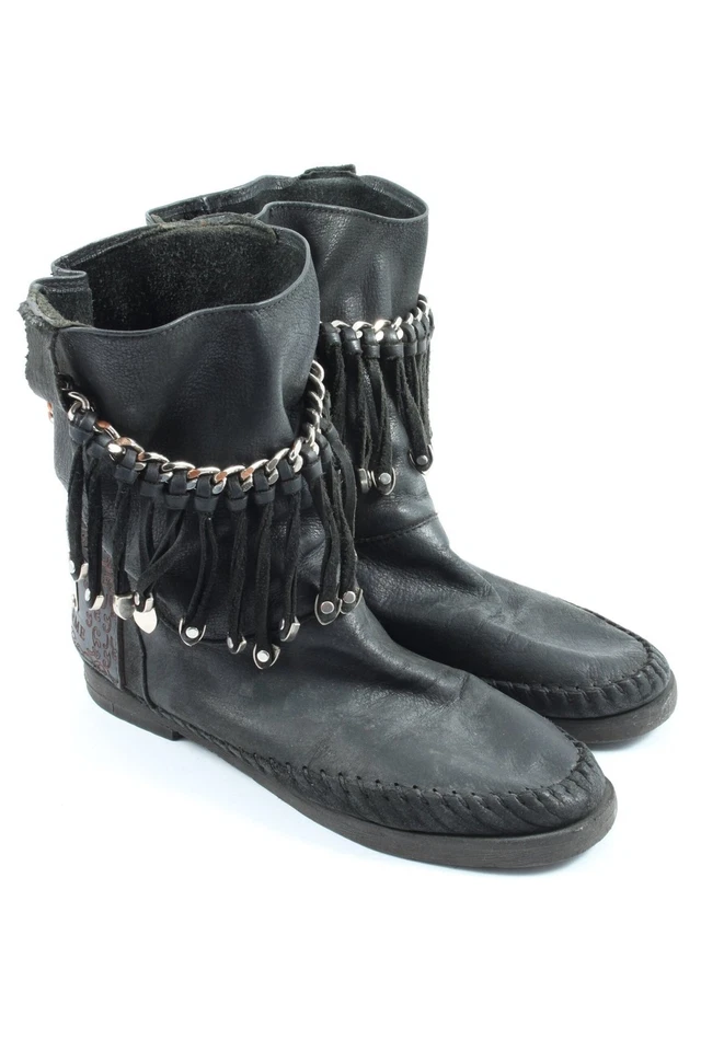 KARMA OF CHARME Bottines à enfiler Dames Bottines T EU 36 noir style décontracté - Photo 4/4