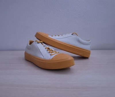 ECCO Flexure T-Cap Sneakers - White/Marigold (EU 40 / US 9)