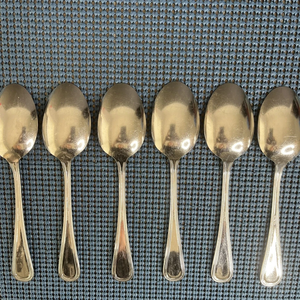 CUTIPOL D. Maria Teaspoons (6 5/8”) Set Of 6 Stainless 18/10 Portugal - Image 4 of 4