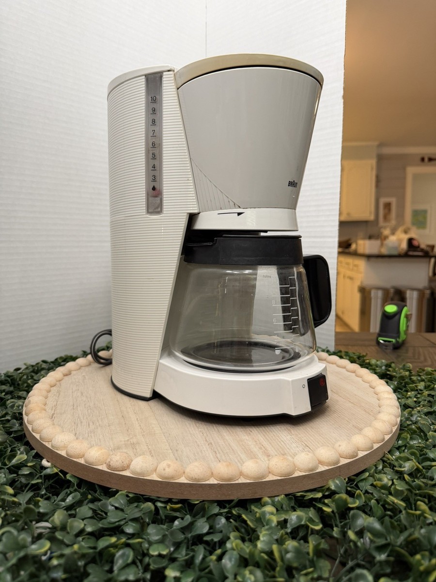 BRAUN Flavor-Select AROMASTER COFFEE MAKER Machine 10-cup KF-140 White |  eBay
