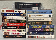 VHS movies Lot of 18 including Blair Witch Project Jurassic Park Hook Riverdance