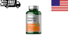 Horb ach Pumpkin Seed Oil  3000mg  120 Softgel Capsules  Cold Pressed Dietar