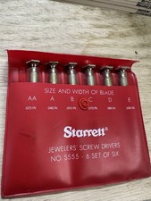 Starrett S555 Jewelers 6-Piece Screwdriver Se...