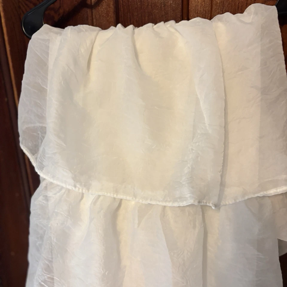 Conjunto de 2 cortinas de bolso vara franja branca 47x78 gasto e chique - Imagem 4 de 4