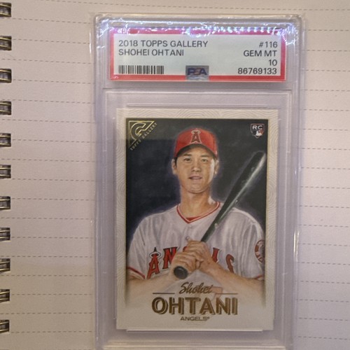 PSA 10 SHOHEI OHTANI 2018 TOPPS GALLERY #116 LA ANGELS Rookie Card RC GEM MINT