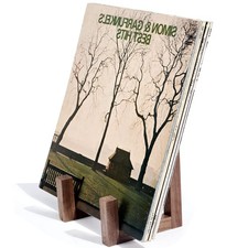 Vinyl Record Storage Holder Spade Wood,Modern Album Display