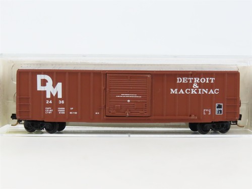 Coche de caja Kadee Micro-Trains MTL 25280 DM Detroit & Mackinac 50' escala N #2436 | Condition: Used