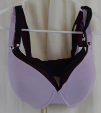 Fruit of the Loom 3 Pack Women's Smooth Cotton T-Shirt Bra Multicolors Size 36DD