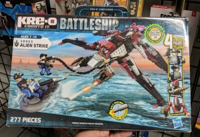 Jeu De Construction Hasbro Kre-O 38955 Battleship - Alien Strike Avec 4 Figurines - Neuf