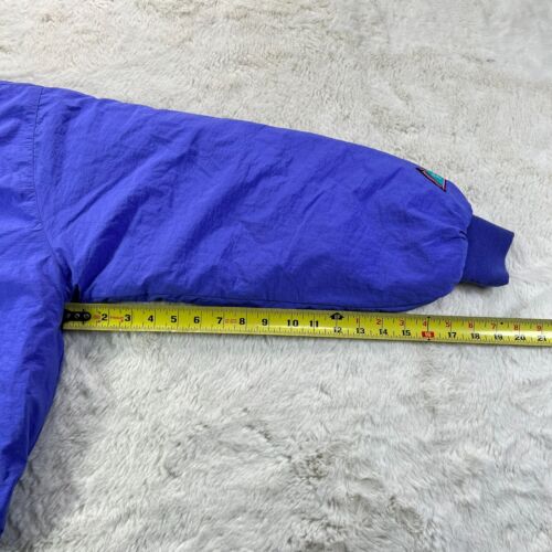 Vintage Salomon Purple/Yellow Ski Bomber Jacket Insulated Made In Japan Unisex M - Picture 17 of 24
