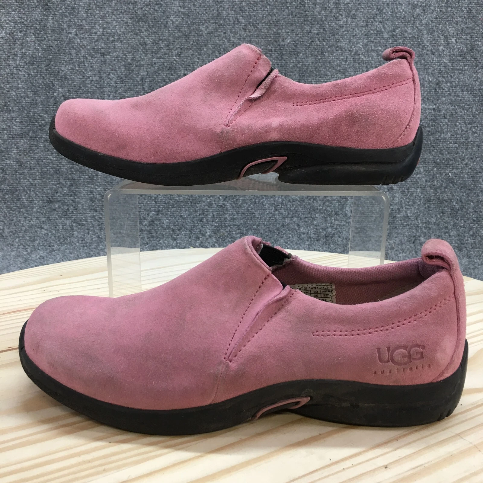 Scarpe UGG Australia da uomo 6 mocassini piatti comfort 5257 rosa pelle di pecora