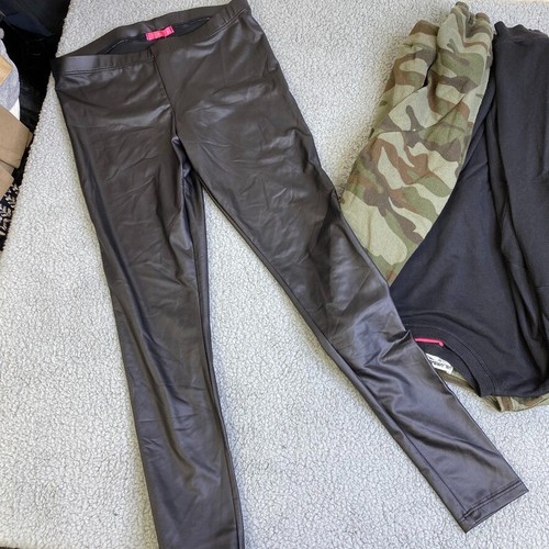 Suburban Riot Me.n.u Faux Leather Leggings Camo Sweatshirt Lot Girls 14 XL - Picture 6 of 10