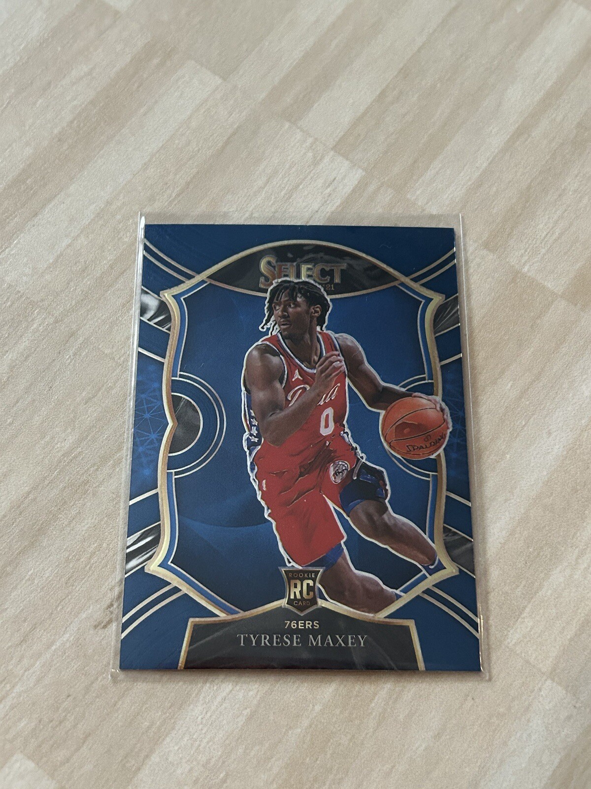 2020-21 Panini Select - Concourse Tyrese Maxey #81 Blue (RC)
