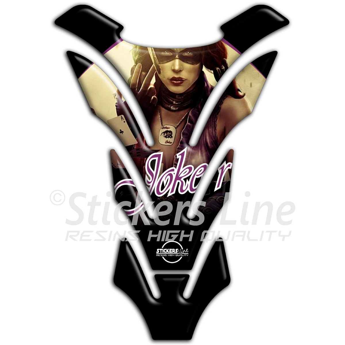 Tank Pad JOKER WOMAN Harley Bmw Honda Suzuki Yamaha Kawasaki X16